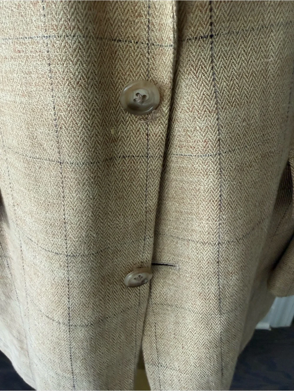 BROOKS BROTHERS 100% LINEN Sport Coat Jacket Size 43L